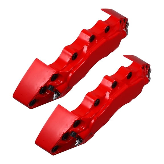MIPCASE Universal Car Accessory Brake Caliper Covers Red High Temperature Resistant Abs 1 Pair