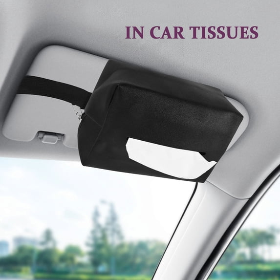 MIPCASE 10Packs White Car Tissue Refills Travel Size Napkins for Car Interior Use