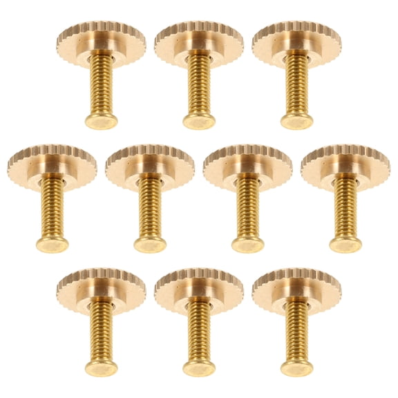 MIPCASE 10 Sets Rust-Resistant Metal Badge Screw Caps and Pin Backs for Crafting and Badge Accessories