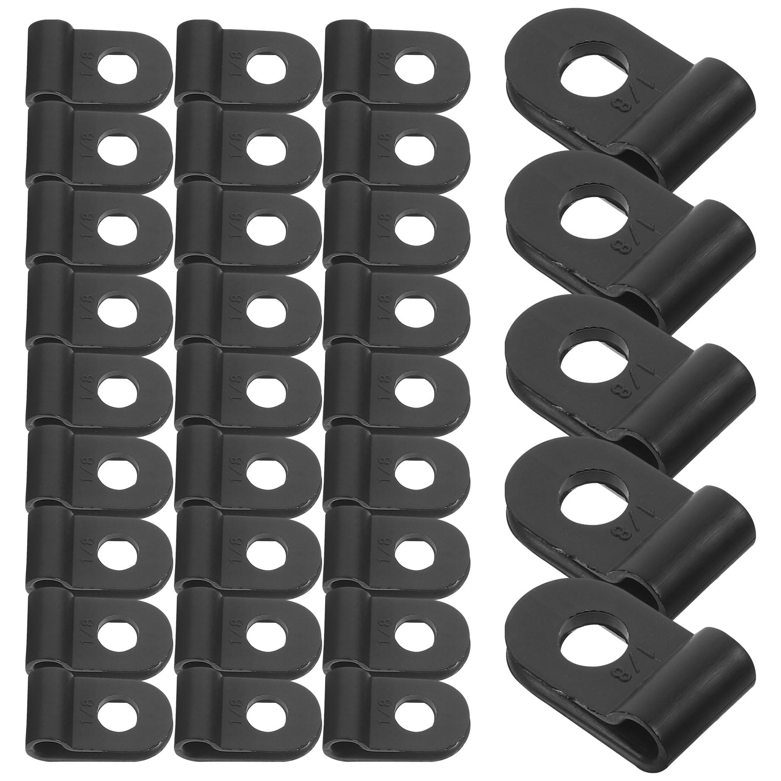 Computer Wire Management Clips MIPCASE 100Pcs Cable Clip For Wire Management In Computer Setup Black ...