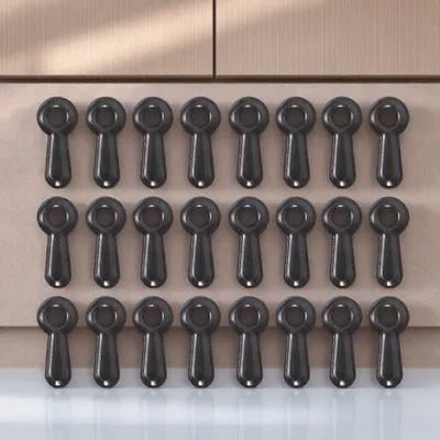 MIPCASE 100Pcs Picture Framing Parts Black Iron Durable Photo Frame Clips