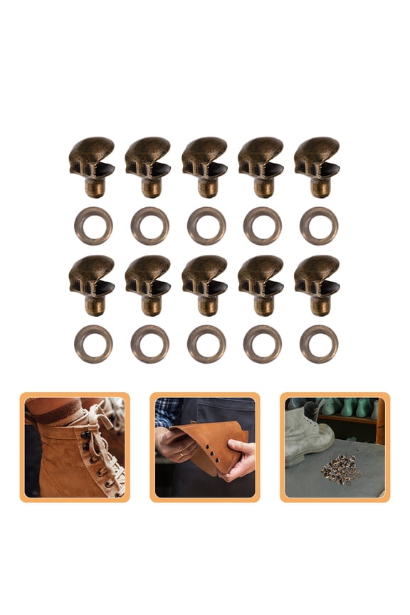 10Pcs Metal Boot Shoe Buckles Hiking Boot Hook Alloy Lace Fasteners for Outdoor Use