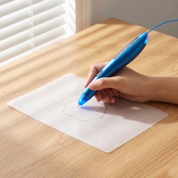 MIPCASE Set of 10 Clear PVC Stencil Boards for Drawing, Printing, and Tracing with 3D Effect Guide