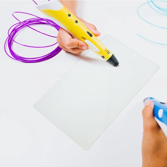 MIPCASE 10Pcs Clear PVC Stencil Boards for Printing Pen Drawing with 3D Effect and Tracing Guide