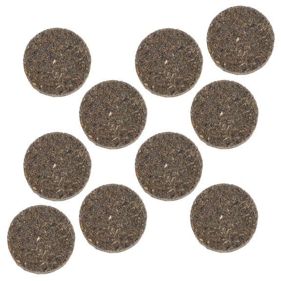 MIPCASE 10Pcs Wood Firelighters for Camping Outdoor Survival Dark Brown Wax and Wood Starter Blocks