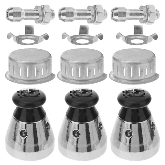 MIPCASE 3-Pack Pressure Cooker Safety Valve Replacement Kit with Exhaust Rod and Anti-Block Cover for Secure Home Cooking