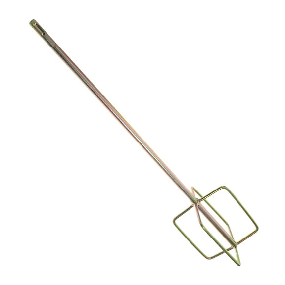 MIPCASE Golden Steel Paint Mixer Drill Attachment for Efficient Mixing of Cement Putty and Drywall Mud
