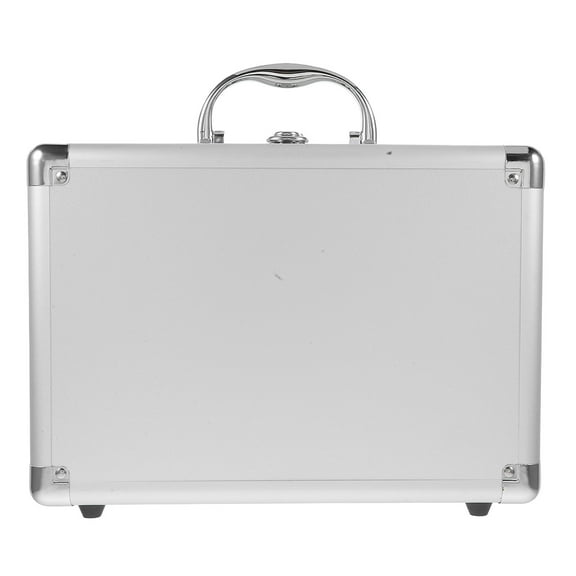 MIPCASE Sturdy Aluminum Metal Briefcase with Multiple Compartments for Makeup and Tool Storage