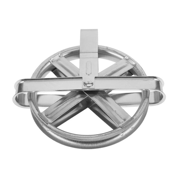 MIPCASE Plated Silver Clothes Line Pulley with Safe Fastening and Hollow Pulley Design for Outdoor Drying