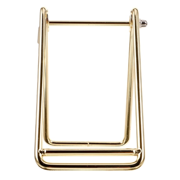 MIPCASE Practical Stainless Steel Ticket Holder for Table with Firm Base in Golden Finish