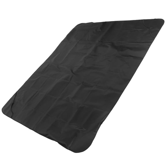 MIPCASE 1-Pack Black Rear Car Seat Cover Full Coverage for Back Three Rows Seats, Nylon and Polyester Blend