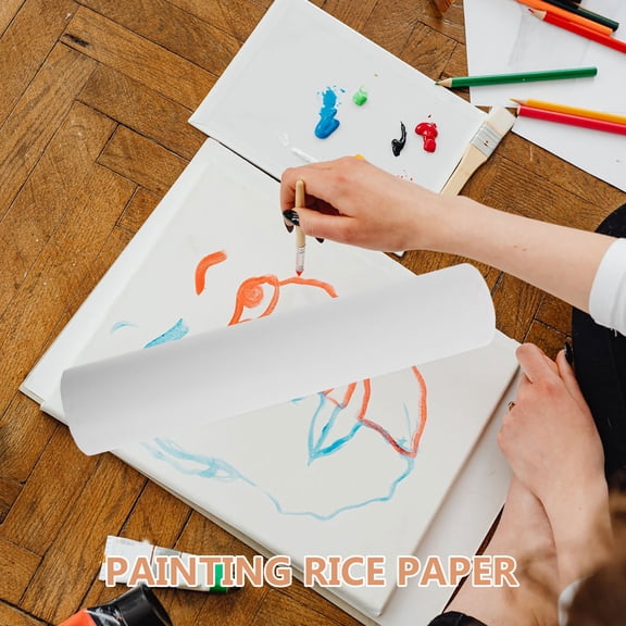 MIPCASE 1Pack Thickened Rice Paper Roll for Chinese Writing and Watercolor Practices