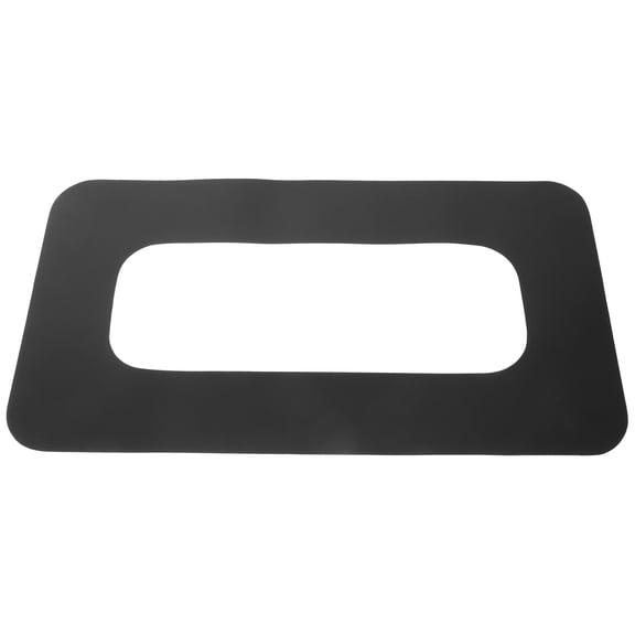 MIPCASE 1 Set Plastic Fin Box Patch for Surfboard Black PVC for Improved Maneuverability