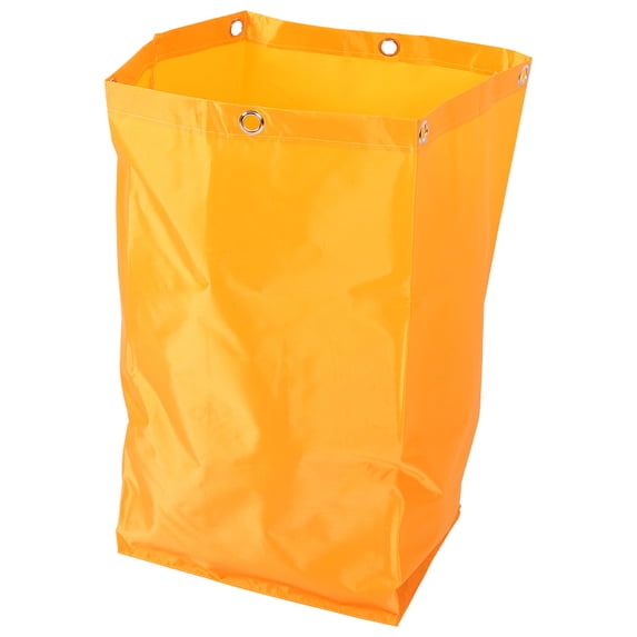 MIPCASE Canvas Cleaning Bag for Janitorial Cart Lightweight Foldable Yellow Housekeeping Storage Pouch