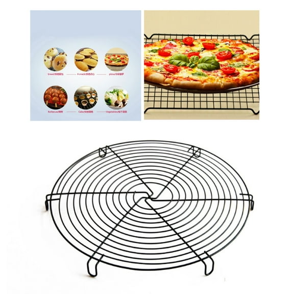 MIPCASE Pie Cooling Rack Black High Carbon Steel Wire 1Pcs