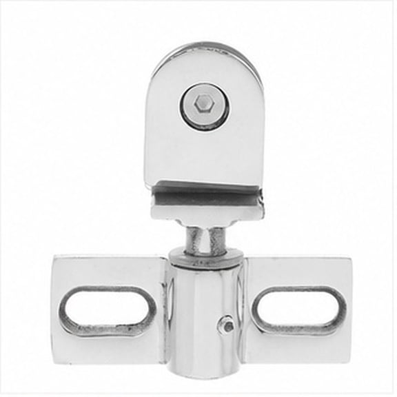 MIPCASE Stainless Steel Shower Door Pivot Hinge Set with Heavy Duty Clamp Hardware for Glass Bathroom Doors