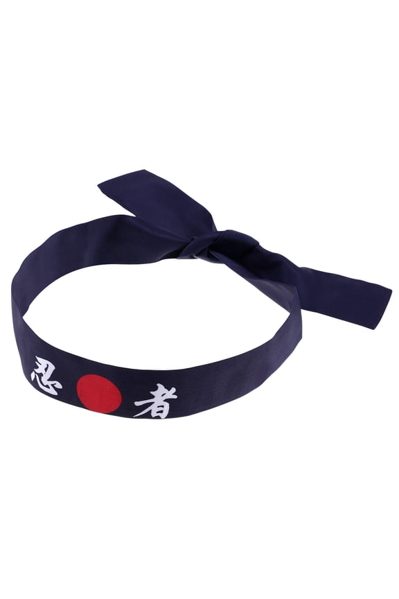 Sushi Chef Hairband Athletic Headband Dark Blue 1Pack