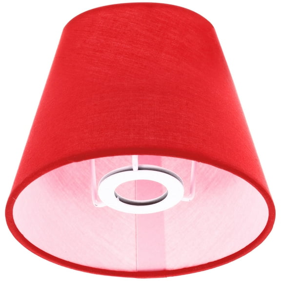 MIPCASE 1Pc Red Fabric Lamp Protector Cloth Lamp Cover Ideal for Home and Hotel Decoration