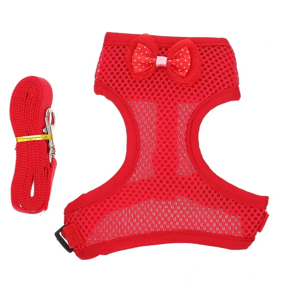 MIPCASE Red Pet Hen Leash Set for Outdoor Walking, Pull-Resistant Design for Comfortable Pet Control