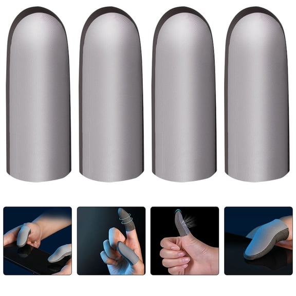 MIPCASE 2 Pairs Thumb Gloves for Mobile Gaming with Fiber Grip Enhancement for Better Control and Comfort