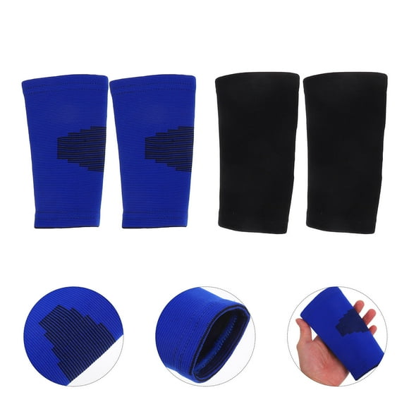 MIPCASE 2 Pairs Kids Knee Pads Kids Elbow Brace Nylon Arm Protection Sports Protection Blue