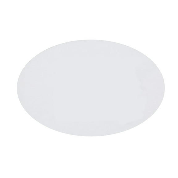 MIPCASE 2 Pcs Oval Shape Cotton Oil Painting Canvas Board Artist Canvas Board for Hobbyists White Art Drawing
