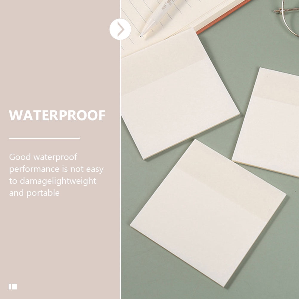 MIPCASE 200 Sheets Removable Memo Stickers 200 Sheets PET Office Notes ...