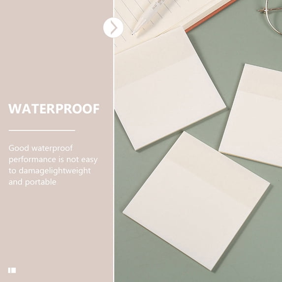 MIPCASE 200 Sheets Removable Memo Stickers 200 Sheets PET Office Notes ...