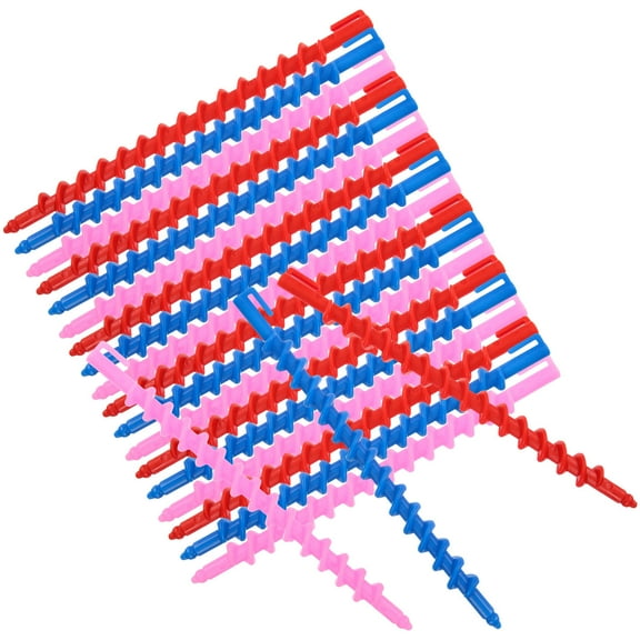 MIPCASE 20Pcs Flexible Plastic Spiral Hair Curlers for Creating Retro Hair Waves