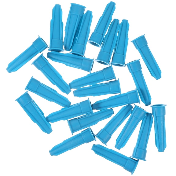 MIPCASE 24Pcs Caulk Caps Sealer Caulk Tip Covers Sky Blue Sealing Caulking Tube DIY Projects