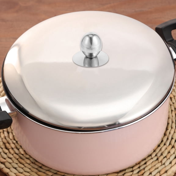 MIPCASE 2Pcs Universal Pot Lid Knobs Stainless Steel Replacement Handles for Saucepans and Skillets Silver