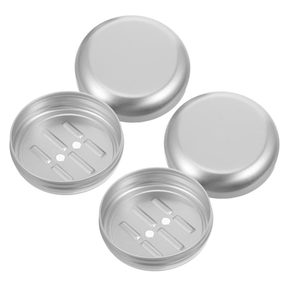 MIPCASE 2Pcs Practical Travel Soap Case with Lid Strong Wear Resistant Soap Storage Box