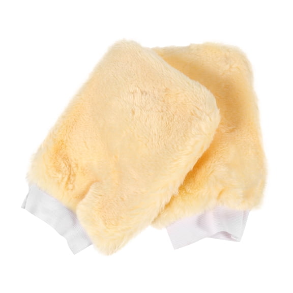 MIPCASE 1Pair Lightweight Car Cleaning Mitt with Strong Dirt Removing Ability for Convenient Auto Wash