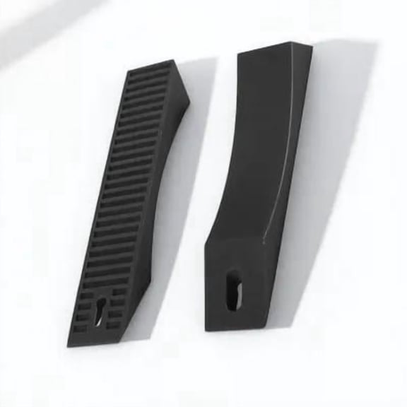 MIPCASE Silicone Barbell Pad for Weight Lifting - Portable, , Easy to Clean, Perfect for Home Gym Workouts, Black, 2 Pieces