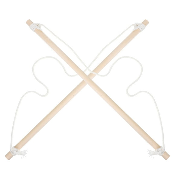 MIPCASE 2Pcs Sturdy Wooden Banner Pole Brackets Easy Flag Replacement for Outdoor Decoration