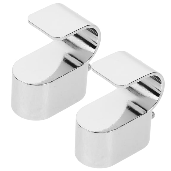 MIPCASE 2-Pack Zinc Alloy Closet Rod Brackets for Clothes Rail and Shower Curtain Rod Support Hardware