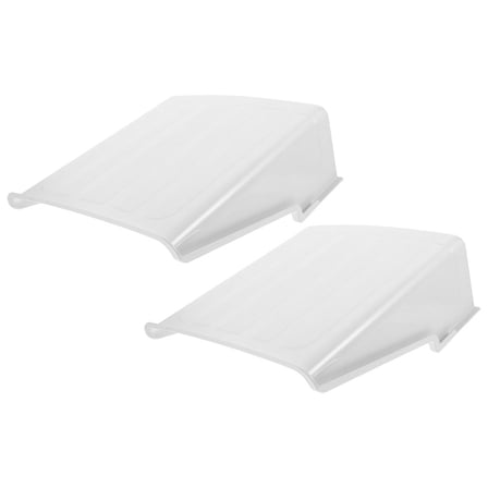 MIPCASE 2Set Camera Cover Shield Plastic White Security Camera Cover for Sun Protection