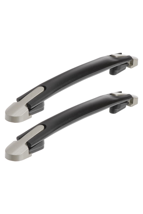 2-Pack Black Replacement Travel Suitcase Handles with Ergonomic Comfortable Grip for Luggage Cases