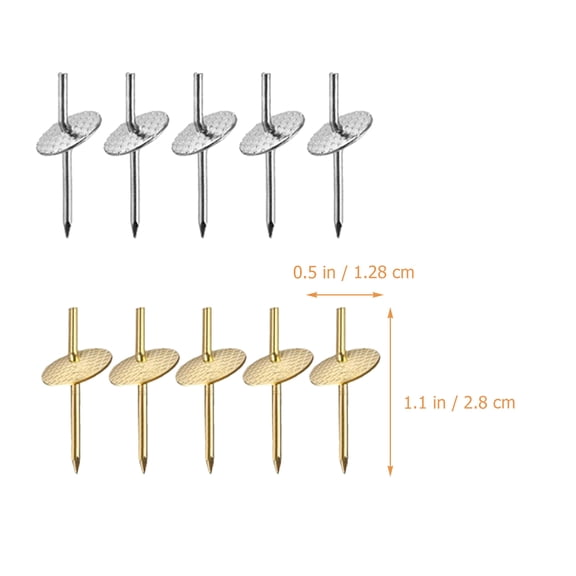 MIPCASE 30Pcs Heavy Duty Iron Picture Hooks for Drywall and Wood Wall Hanging