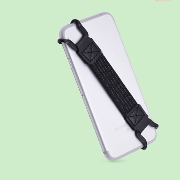 MIPCASE 3Pcs Elastic Strap Phone Grip Universal Design for Mobile Phones Tablets e-Readers Black Nylon Material