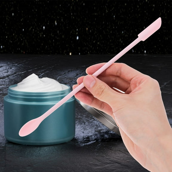 MIPCASE 3Pcs Skin Care Spatula Silicone Pink Long Body Cosmetic Use for Women