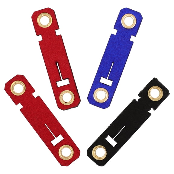 MIPCASE 4 Sets Bird Foot Protector Bird Foot Rings Synthetic Material for Pet Breeding