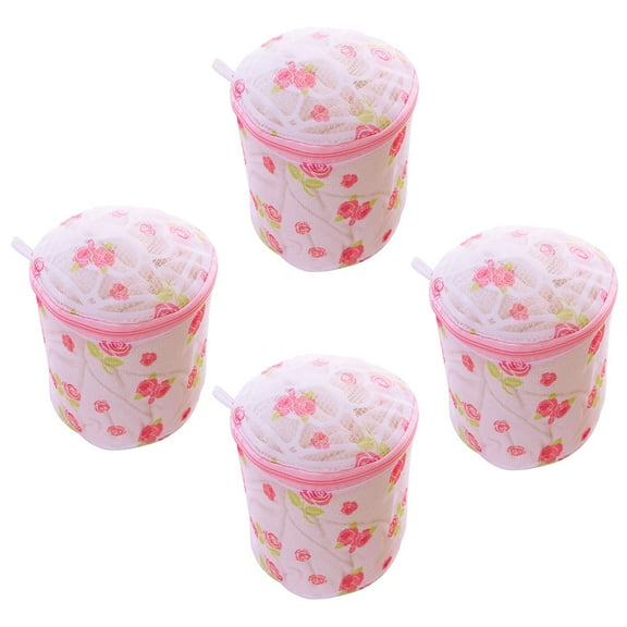 MIPCASE 4Pcs Intimates Washable Laundry Bag Mesh Fabric for Socks Lingerie Storage