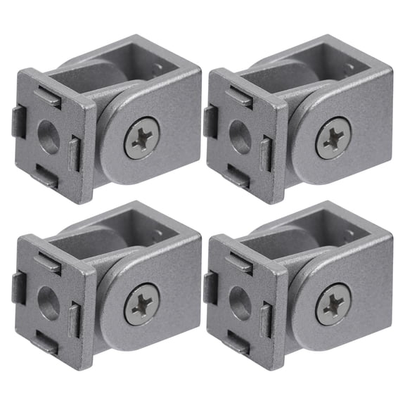 MIPCASE 4Pcs Zinc Alloy Pivot Joint Bracket for Aluminum Extrusion Hardware and CNC Routers