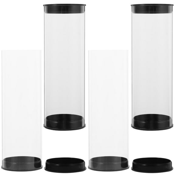 MIPCASE 4Pcs Clear Boxes for Golf Balls Pvc Multi Golf Ball Storage Container for Home Use