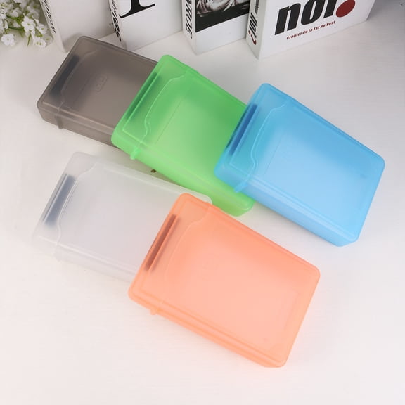 MIPCASE 5Pack Hard Drive Cases Plastic Assorted Resistance for Transportation