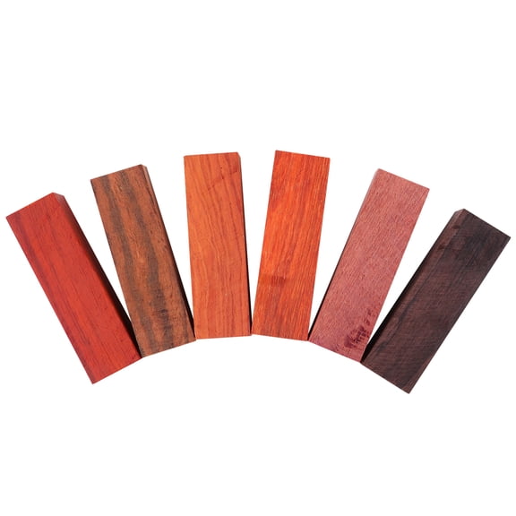 MIPCASE 6Pcs Stabilized Wood Pen Blank Assorted Color Suitable for Fountain and Ballpoint Pens