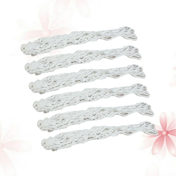 MIPCASE 6Pcs Pool Table Drop Bag Nets Snooker Net Cotton Durable for Pool Games