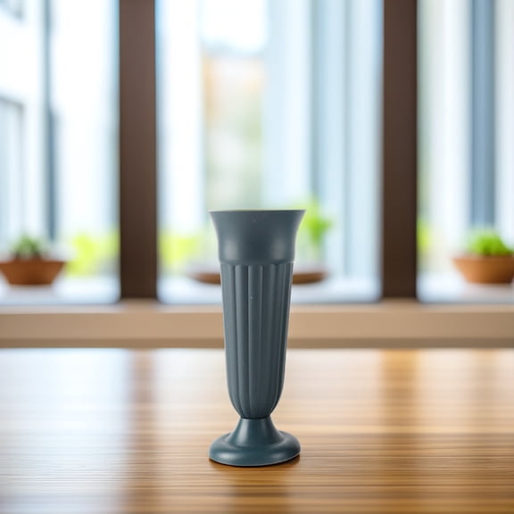 MIPCASE Set of 6 Green Plastic Graveyard Flower Pots Urn for Cemetery and Garden Decoration