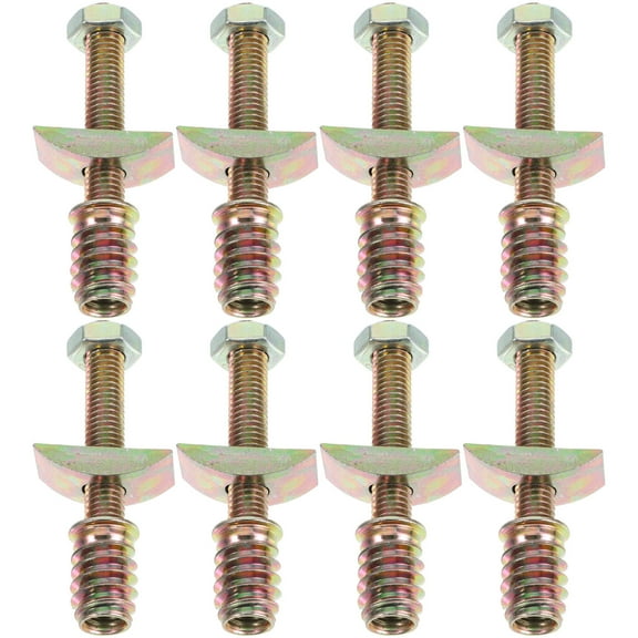 MIPCASE 8-Piece Bed Frame Repair Kit with Iron Parts for Homeowners - Replacement Set for Bed Frame Maintenance and Fixing